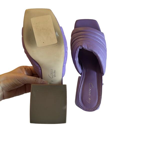 Circus by Sam Edelman Marlie Orchid Lilac Block
Heel Platform Sandals Size 5.5 - Picture 8 of 9